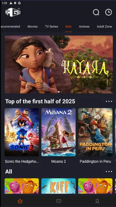 Ver programas para niños